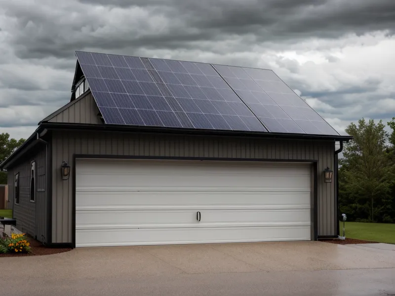 A silent indoor DIY power device contrasted with a loud outdoor gas generator.